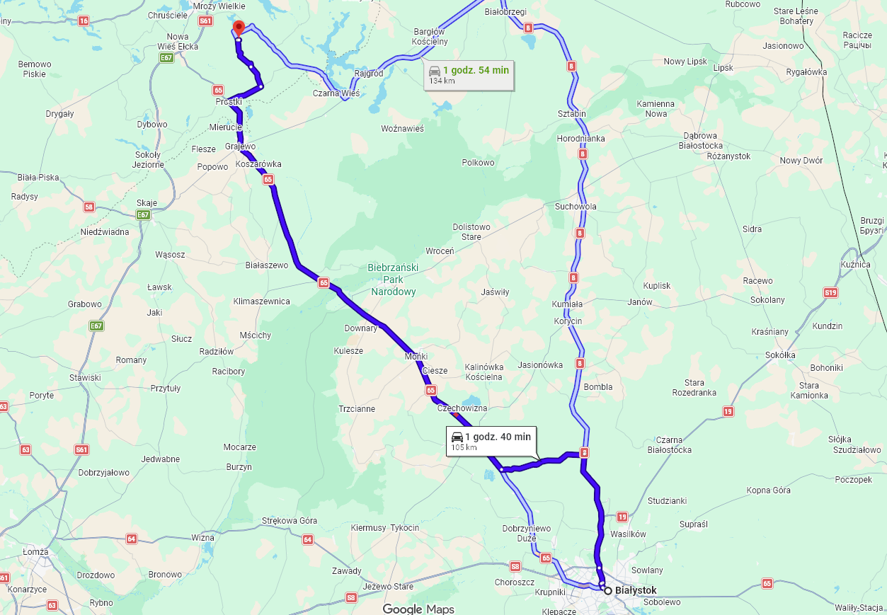 atrakcje dla dzieci w okolicach Białegostoku - trasa do Zjawiskolandu