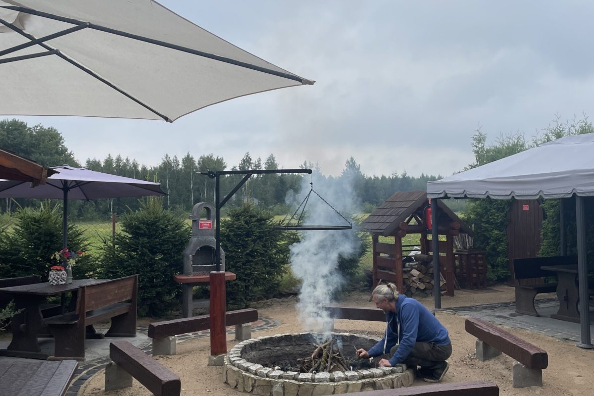 atrakcje Mikołajki - miejsce na grilla lub ognisko w Zjawiskolandzie